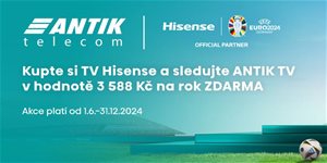 Kúpte si televízor Hisense ešte dnes a získajte AntikTV zadarmo!